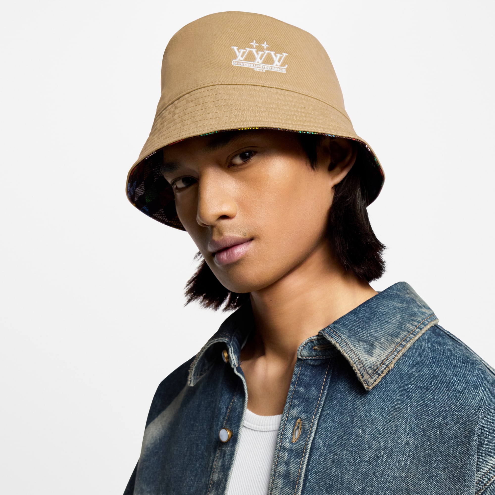 帽子 LOUIS VUITTON REVERSIBLE BUCKET HAT Monogram Landscape Reversible Bucket Hat S00 - Men